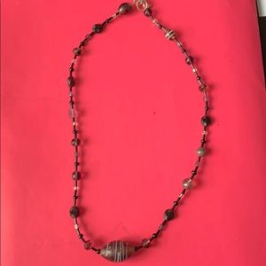 Dark purple necklace